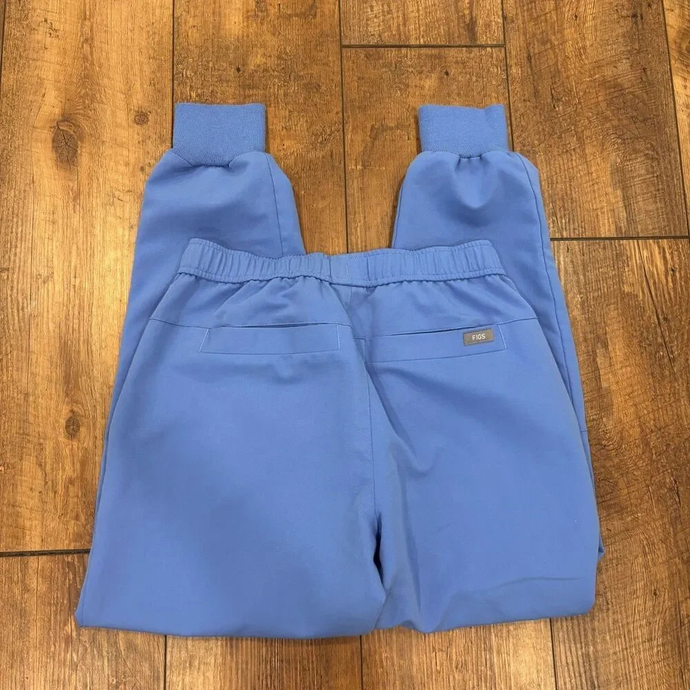 FIGS Tansen Jogger Scrub Pants Mens XS Short Ceil Blue MXXSW2004S Technical